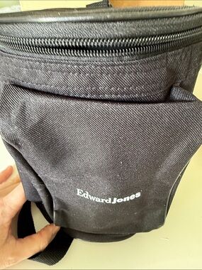 HOST PICK! 🎉🎈Edward Jones Black Canvas Sling Cooler Bag